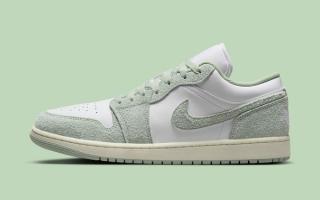 The Air Bone Jordan 1 Low is Available Now in Shaggy Green Suede