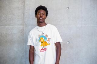 Oliver Company Disney Bobby Kim T-Shirt for Adults in White