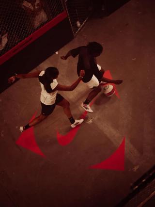 Nike Football's TOMA court. Photo via @nikeparis on Instagram.