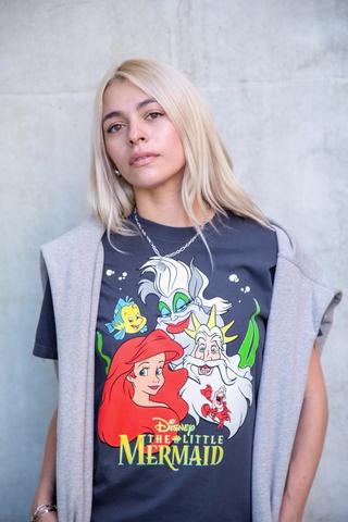 The Little Mermaid Disney Bobby Kim T-Shirt for Adults in Navy