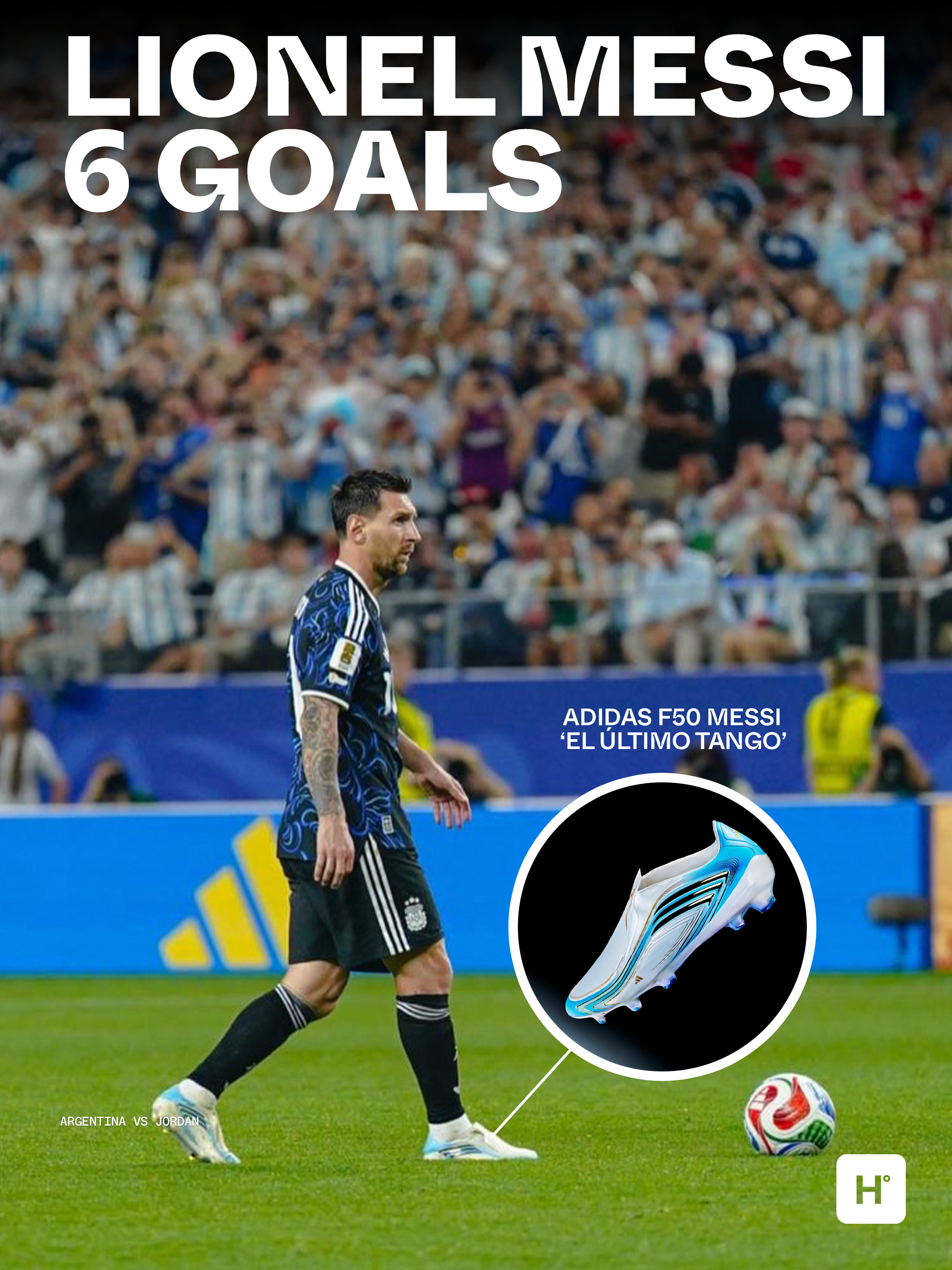 Lionel Messi at the 2026 World Cup™. Photo via Lionel Messi.