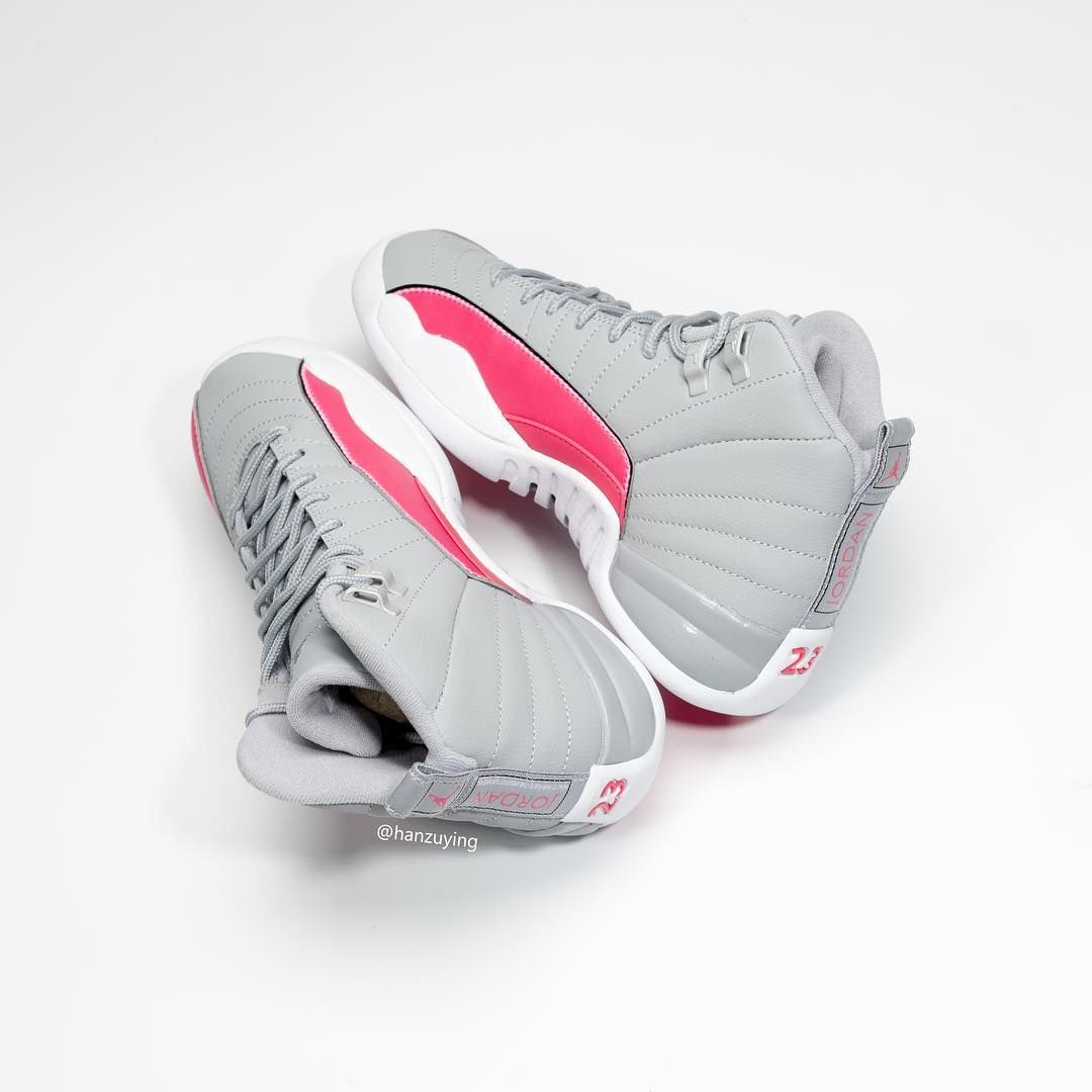 Pink and gray jordans 2019 online