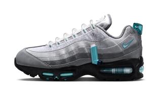 Custom Nike Air Max 95 featuring a Ventolin Asthma pump, conceptualized and engineered by itsnotsafeforwork & Minwook Paeng.