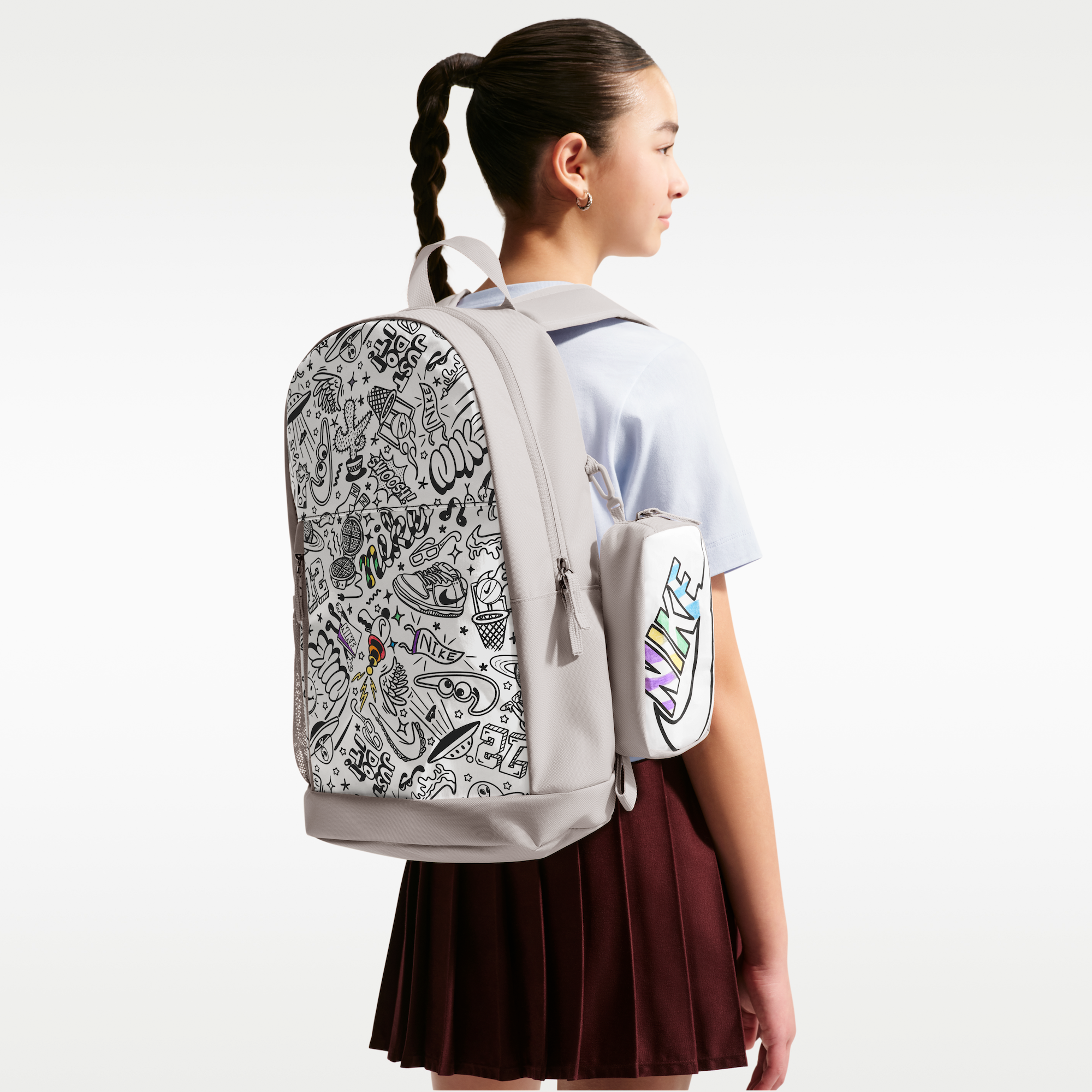 Kids' Nike Elemental Backpack (20L) "Moon Particle" (SKU: IM2515-211). Photo via Nike.