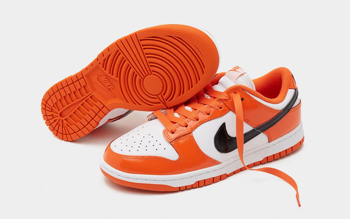 Leaders1354 on X: The Nike Dunk Low White/Orange will release via