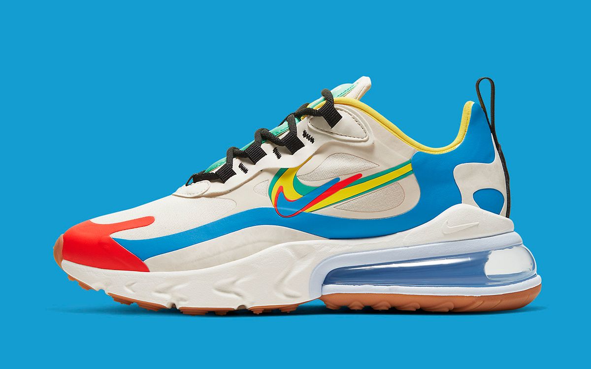 nike 270 react yellow