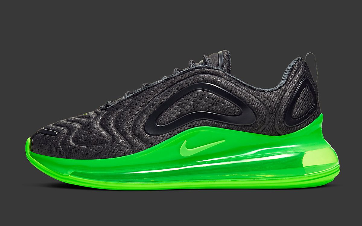 Available Now The Nike Air Max 720 Tacks on Vibrant Volt Green