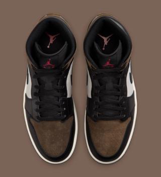 Air Jordan 1 Mid "Palomino" (SKU: DQ8426-007). Photo via Nike.