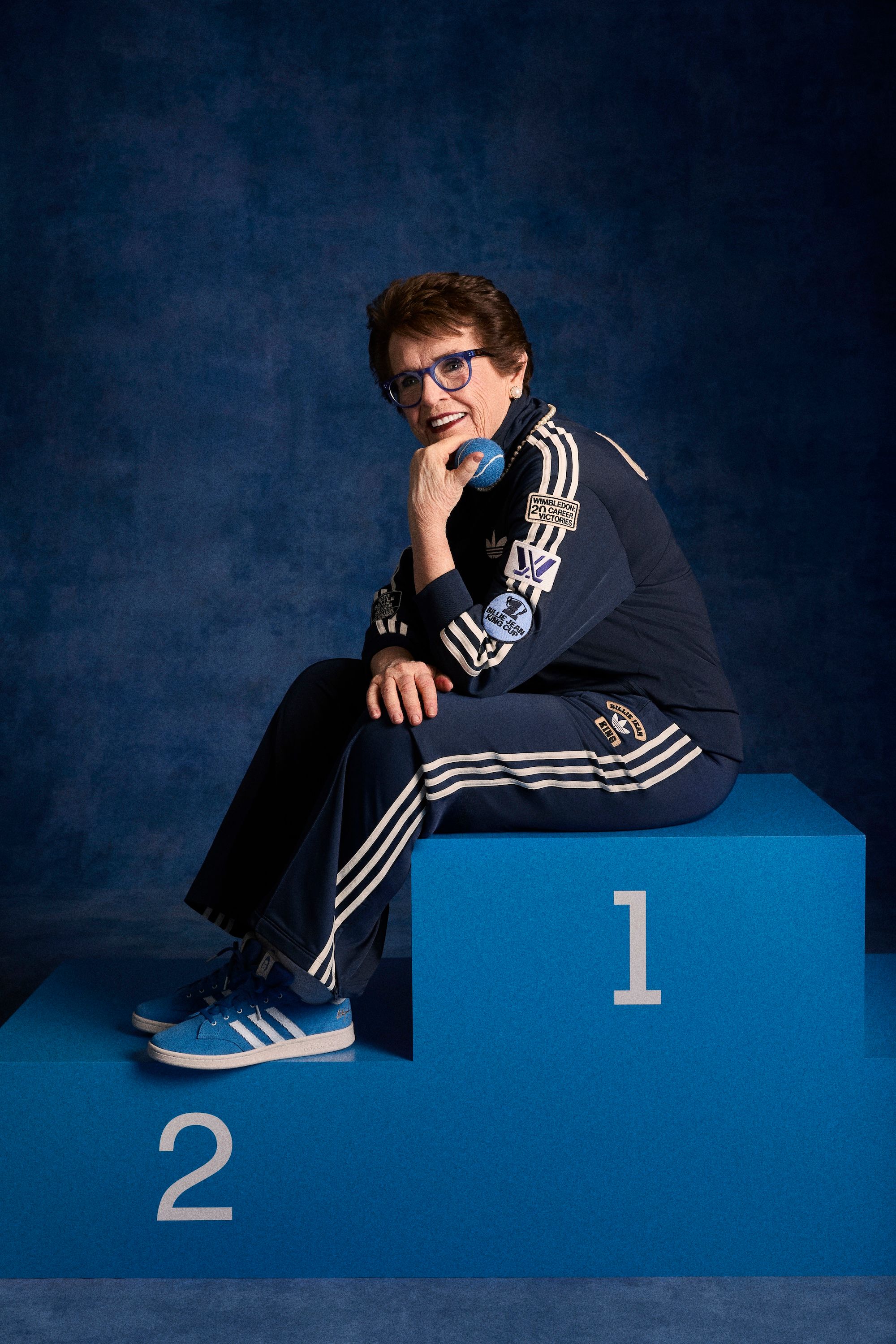 Billie Jean King for adidas Tennis. Photo via adidas.