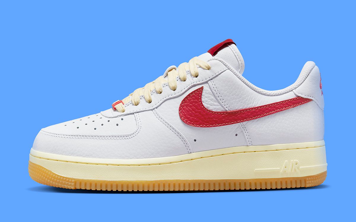 Nike Air Force 1 White Red Gum FN3493-100 Release Date