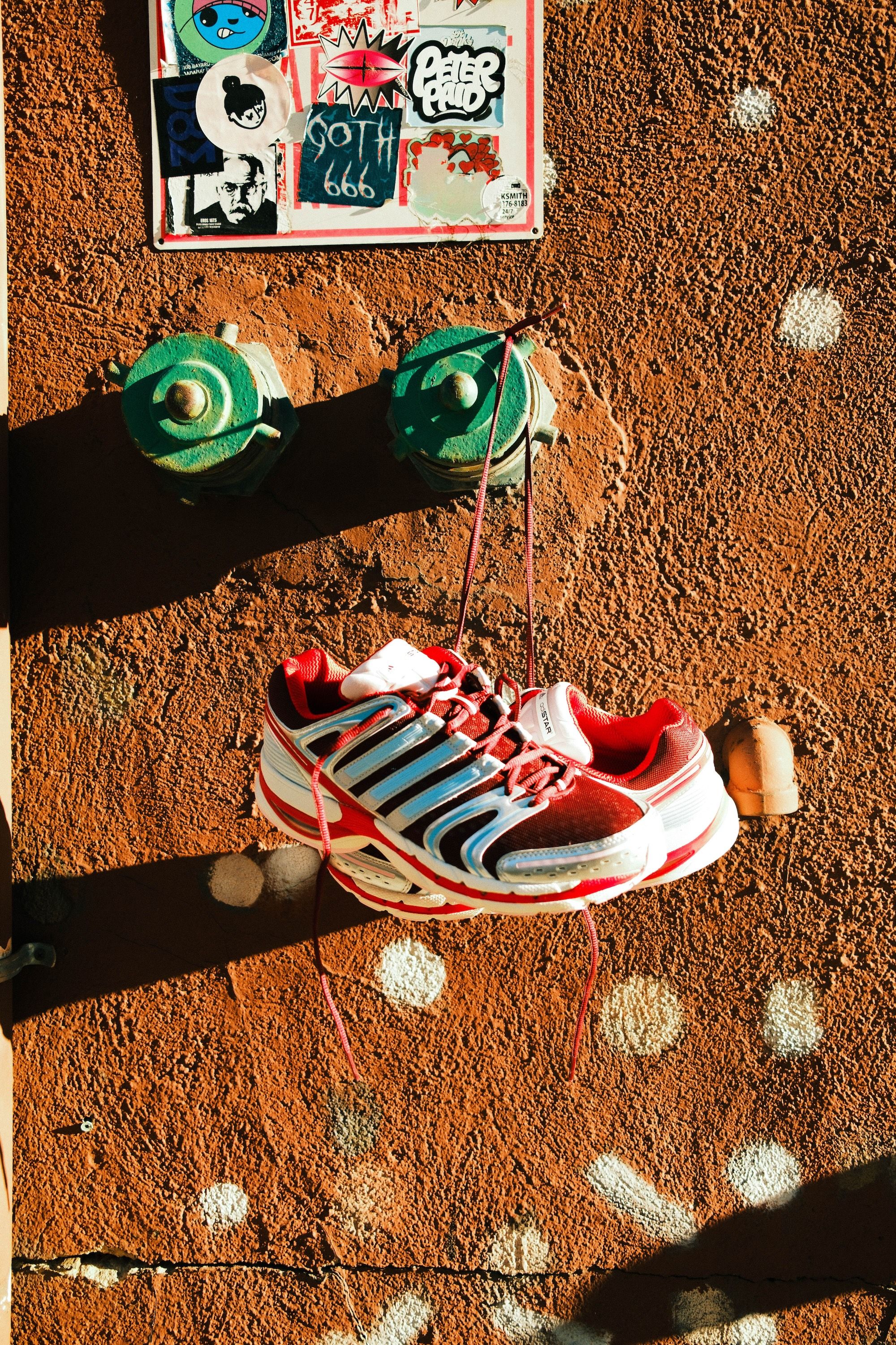 WOODstack's adidas Adistar Control 5 "Blood, Sweat & Tears" collab.