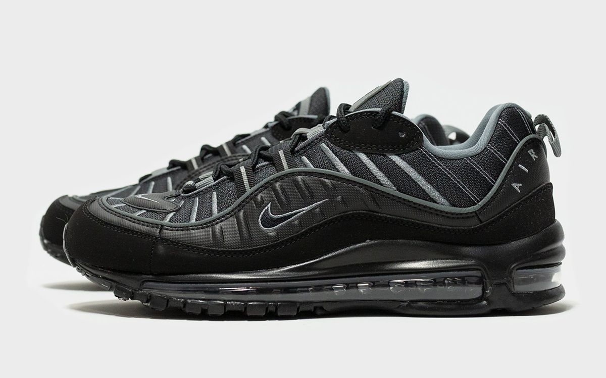 Air max 98 black hotsell grey white