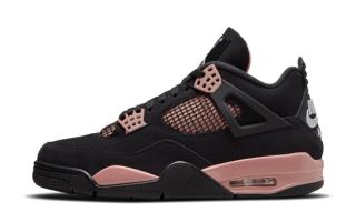 Speculative mock-up of the Women's Air Jordan 4 "Pink Thunder" retro.