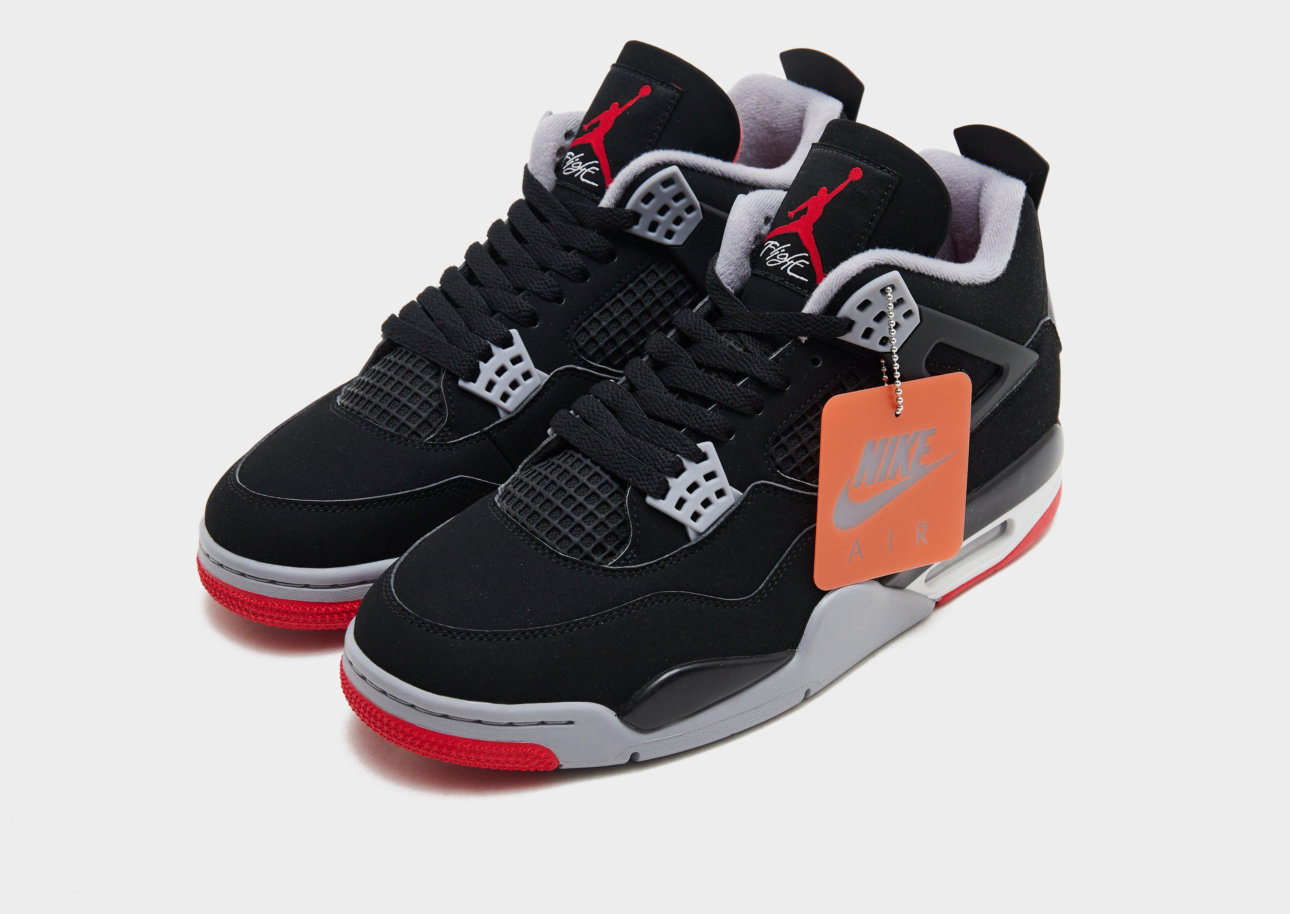 2026 Air Jordan 4 OG "Bred" retro.