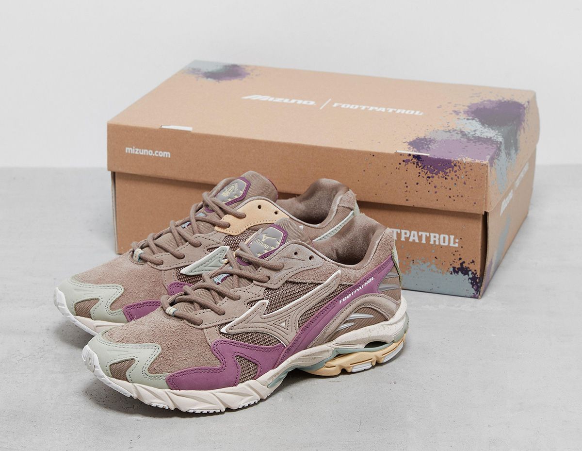 The Footpatrol x Mizuno Wave Rider 10 Rust Arrives July 21