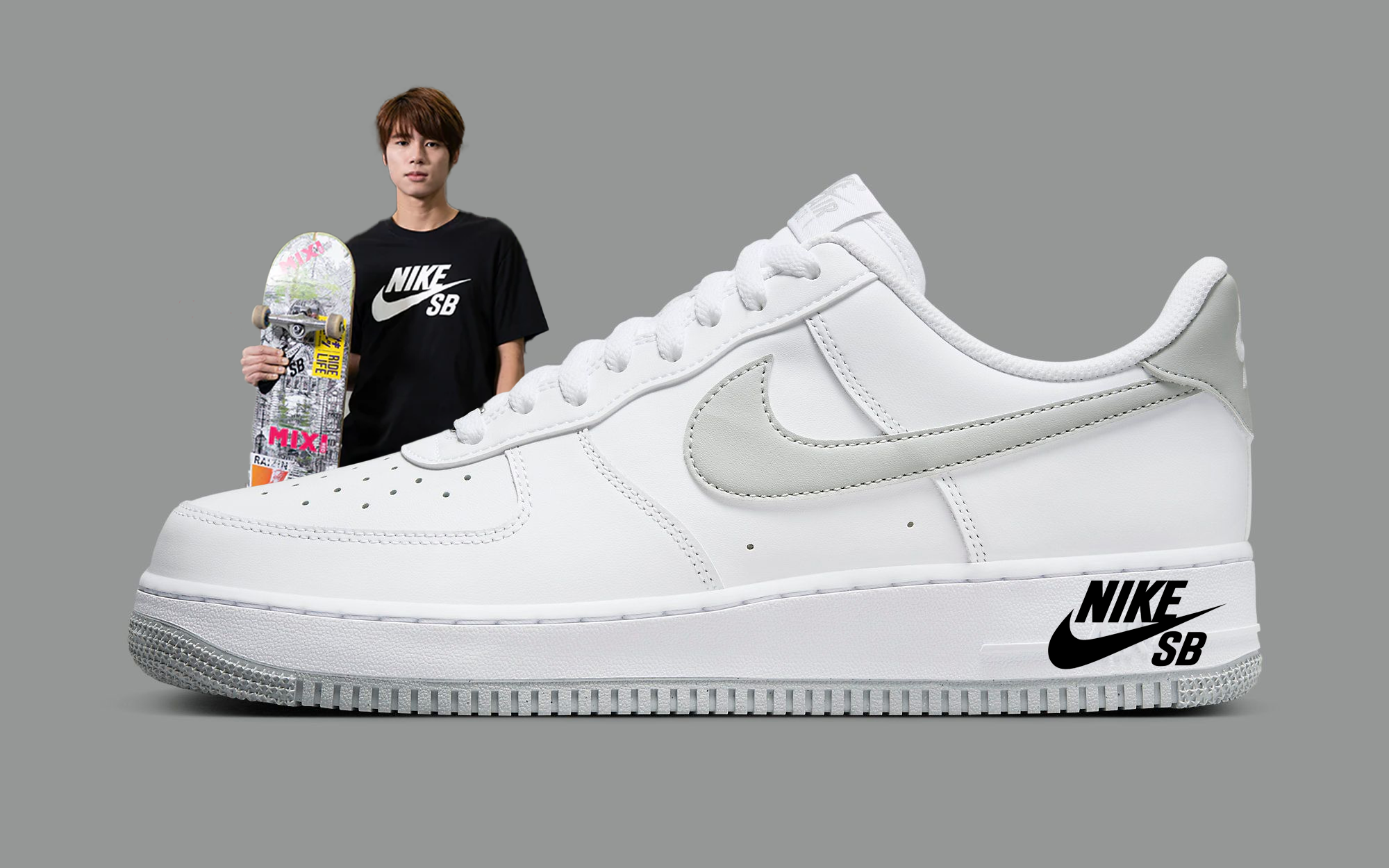 Yuto Horigome x Nike SB Air Force 1 Low “Iron Grey” Expected