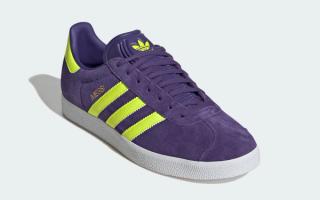 The Messi x Adidas Gazelle “Purple” is Available Now