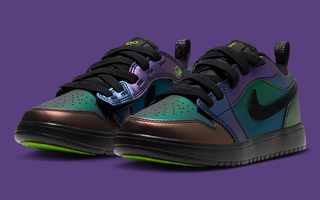 Little Kids' Space Jam x Air Jordan 1 Low "Air Bugs" (SKU: JA5474-001). Photo via Nike.