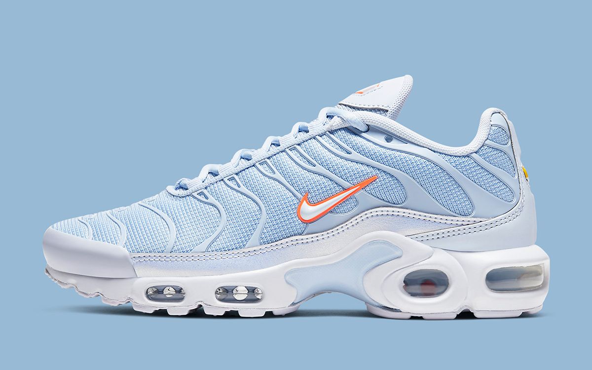 Nike air max cheap plus blue orange white