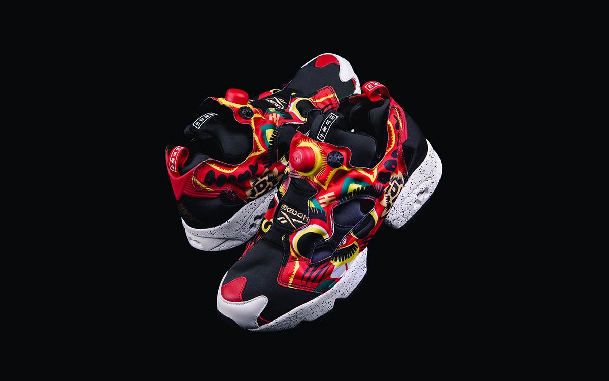 Reebok insta pump fury on sale graffiti