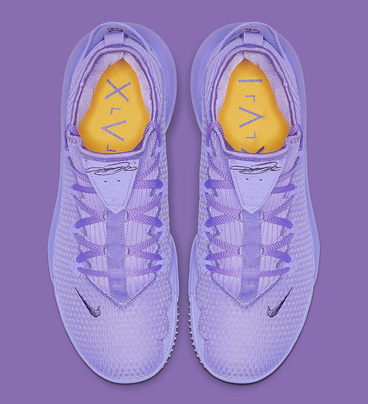 The Nike LeBron 16 Low Pops in Pastel Purple House of Heat