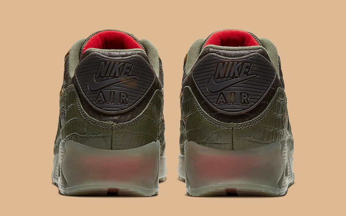 nike air max 90 camo croc animal print