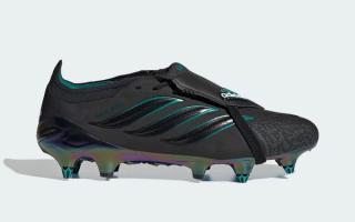 adidas Predator Elite FT SG "EQT" (35th Anniversary) in a "Core Black/Core Black/EQT Green" color scheme.