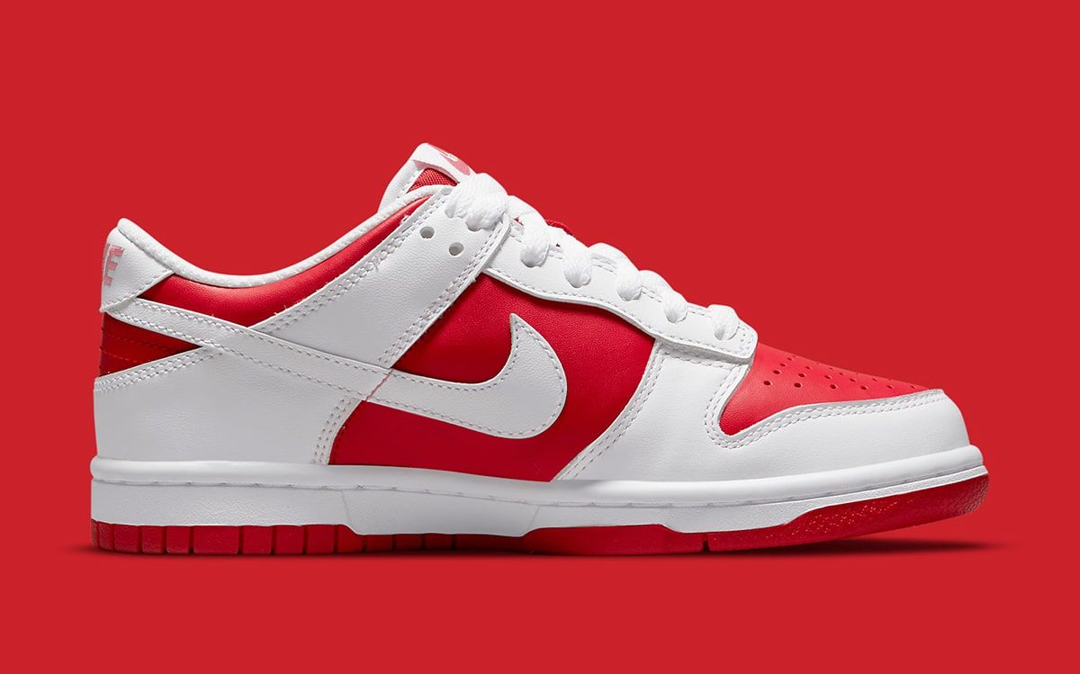 Nike Dunk Low White University Red DD1391-600