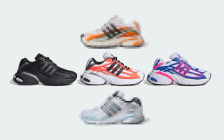 Adidas Adistar Squid by Pharrell Williams flanked by the Adistar Jellyfish and Adistar Cushion 3.