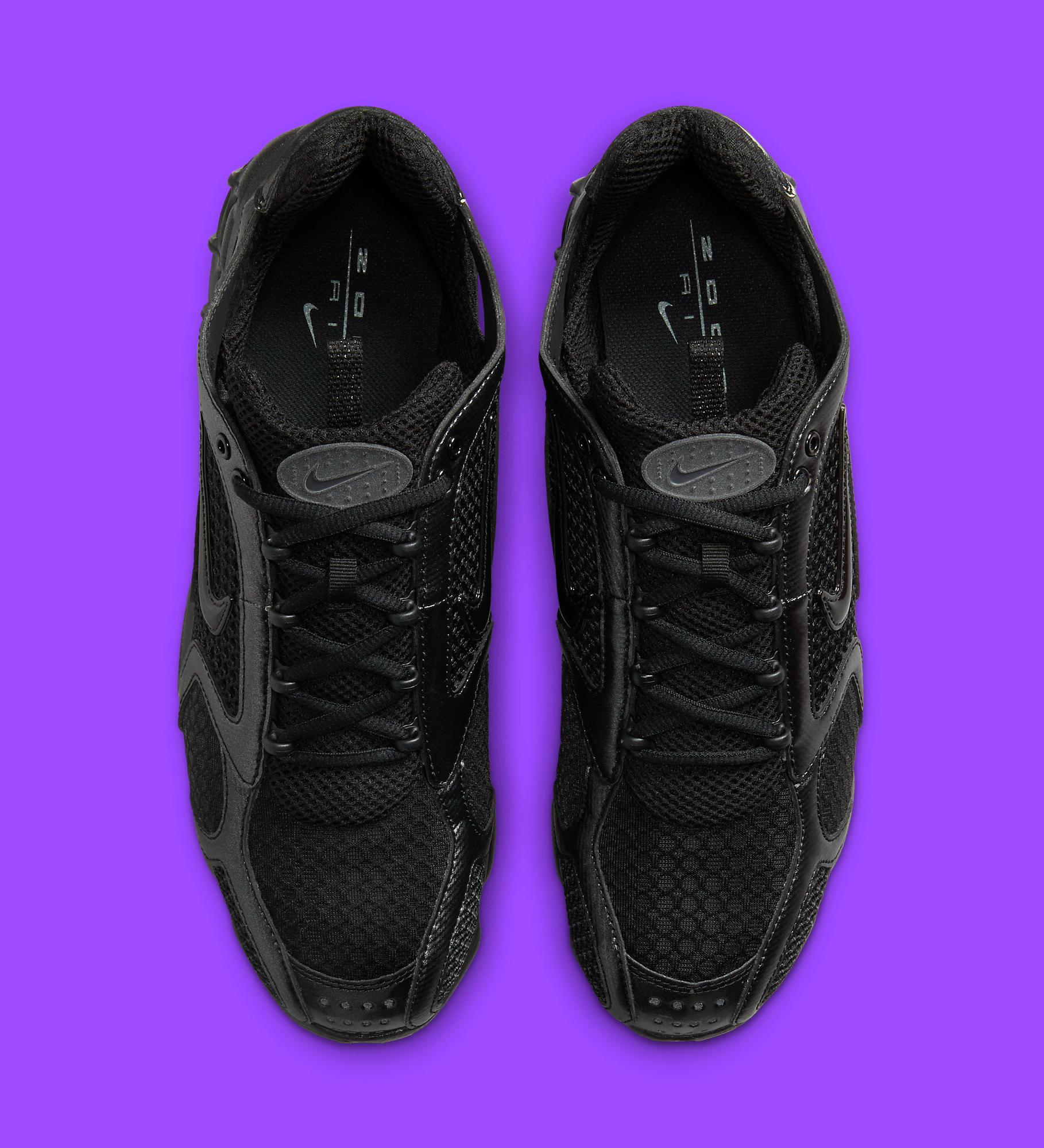 nike air zoom spiridon triple black