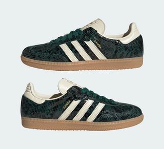 Adidas Samba Green Snakeskin JR8848 04