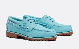 Jacquemus Dips Timberland’s Boat Shoe in Aqua Blue