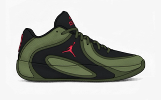 Speculative mock-up of the Jordan Tatum 4 "Moss Green" for NBA All-Star Weekend 2026.