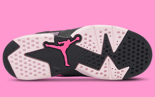 Little Kids' Air Jordan 6 Low “Black/Pink Leopard” (SKU: IQ6541-001). Photo via Foot Locker.