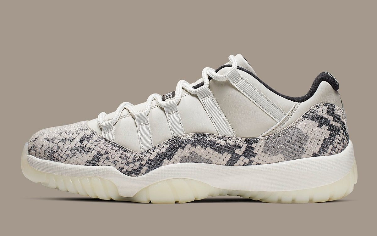 Grey snakeskin clearance jordan 11