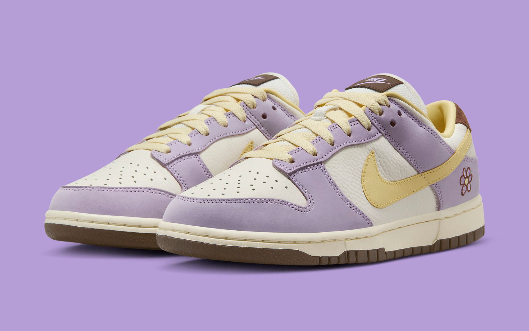 Nike★ Dunk Low Premium \"Lilac Bloom\" フラワー スニーカー Nike Is Ready For Spring Too: Check Out The Dunk Low 