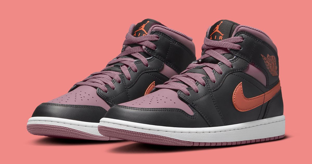 The Air Jordan 1 Mid is Available Now in Mauve and Terracotta Tooling ...