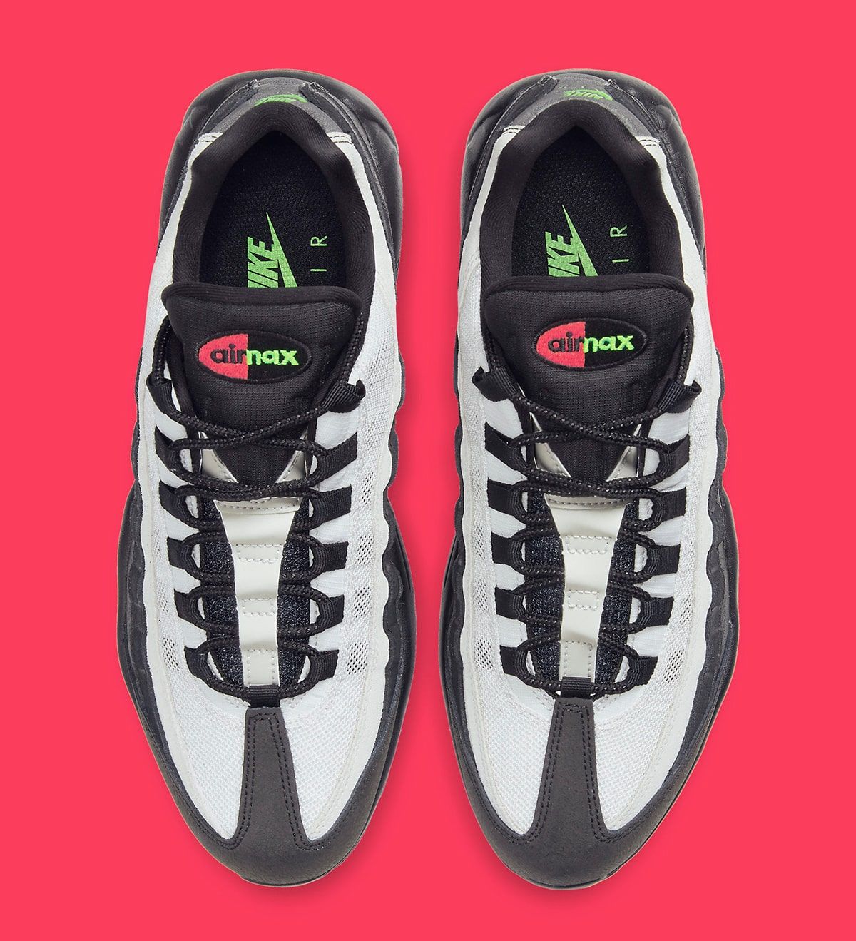 Nike air max hotsell 95 black/electric green/platinum tint