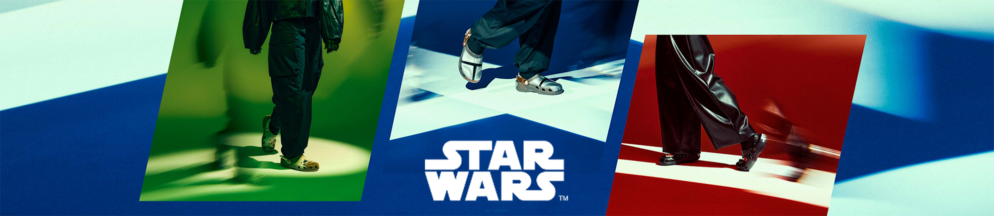 Banner for the 'Star Wars: The Mandalorian and Grogu' Crocs Collection. Photo via Crocs.