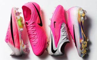 Nike Football's "Breakout" Boots Pack, including the Mercurial Vapor 17, Mercurial Superfly 11, Tiempo Maestro, and Phantom 6 in both High and Low trims. Photo via Nike.