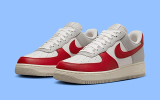 The Nike Air Force 1 Low Appears With A "Red Toe"