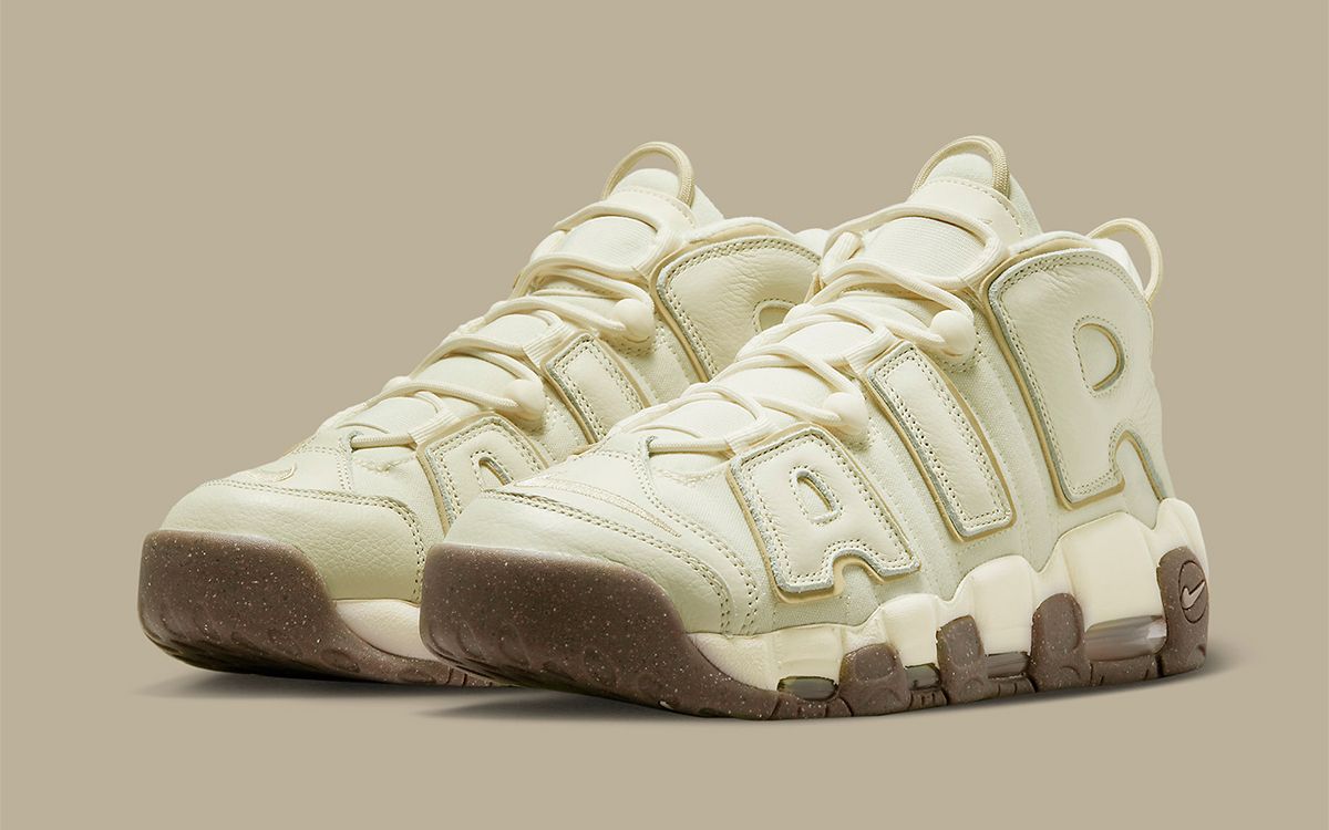 Nike Air More Uptempo “Coconut Milk” Features a Canvas Construct