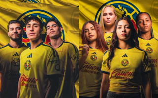 Promo visual for Club América's 2026/27 Home kit by adidas.