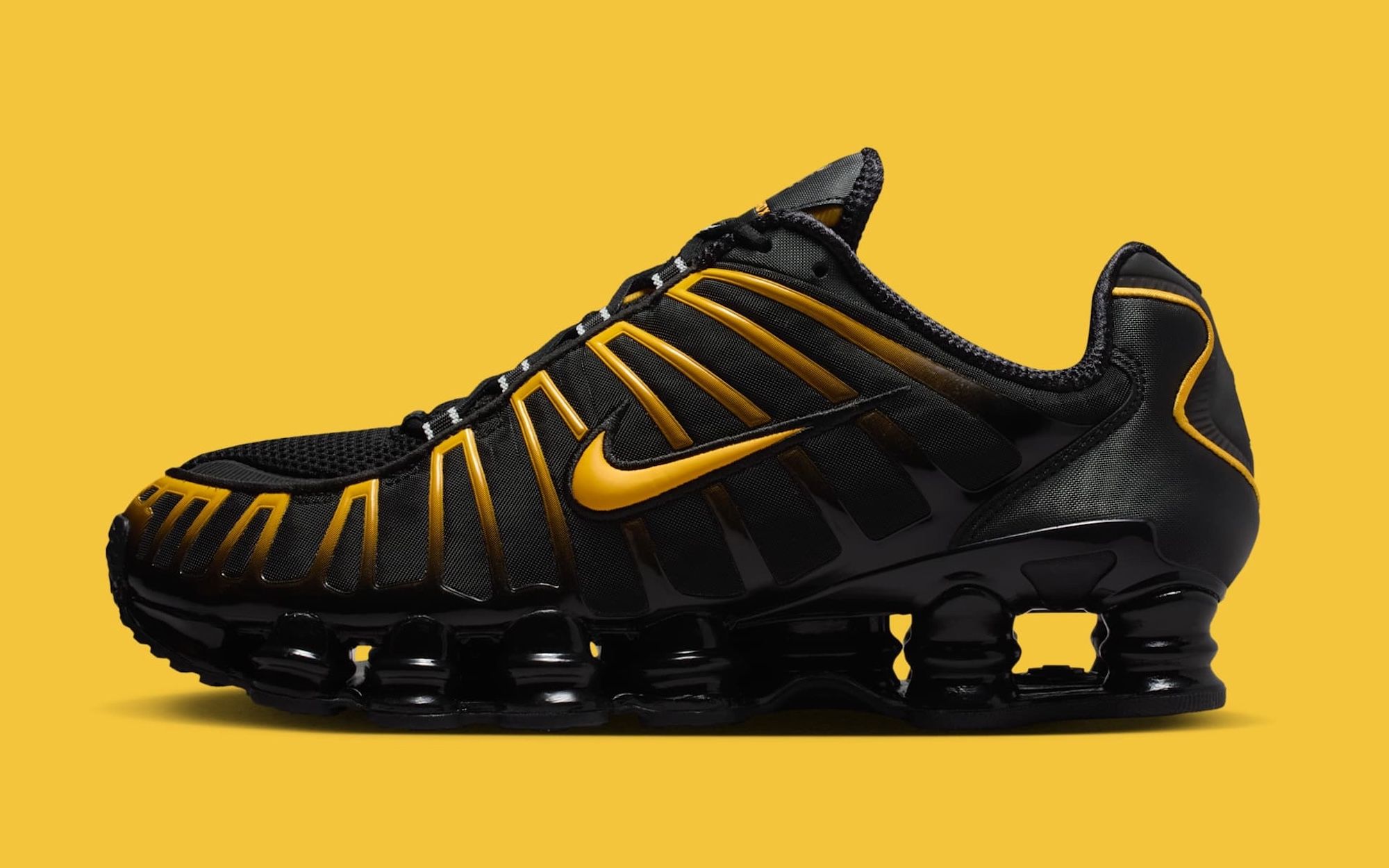 Nike Shox ブラック/ゴールド Nike Shox TL 'Black Dynamic Yellow' Metallic Silver CN0151