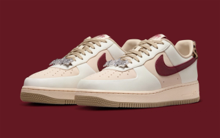 Women's Nike Air Forcr 1 Low "Pearl White Leopard" sneaker.