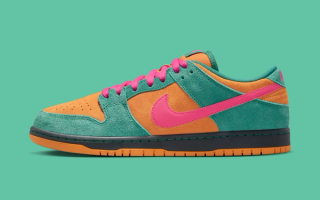 Nike SB Dunk Low "Green Noise & Watermelon" (SKU: HQ1625-301). Photo via Nike.