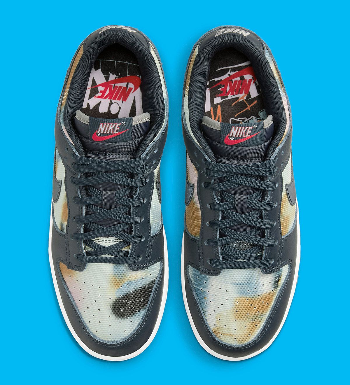 Official Images // Nike Dunk Low “Graffiti” (Navy) | House of Heat°