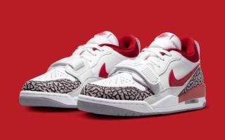 Available Now // Jordan Legacy 312 Low "Gym Red"