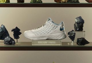 Nike Kobe 3 Low "Platinum Grey" Protro basketball shoe from Nike Basketball's "Droppin' Gems" Series.