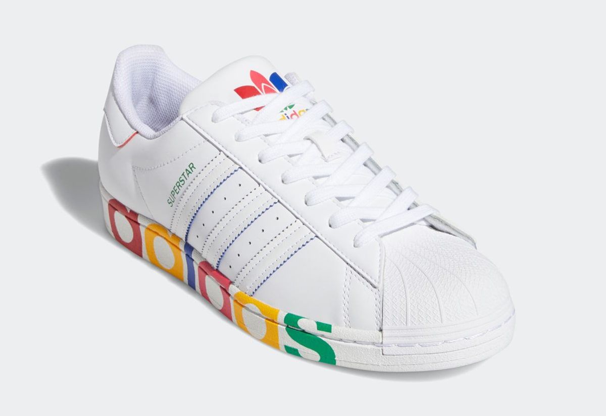 Available Now Three Piece adidas Olympic Pack Covers Midsoles with Colorful Typeface House of Heat